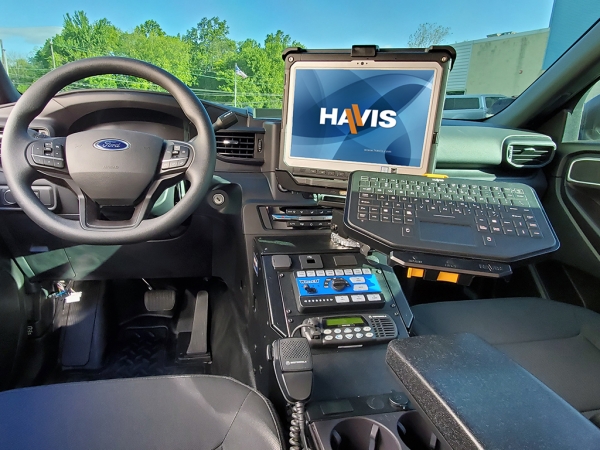 Havis Angled Console (Ford Interceptor SUV)