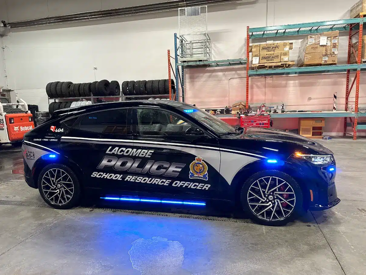 Lacombe County Peace Officer Mach-E