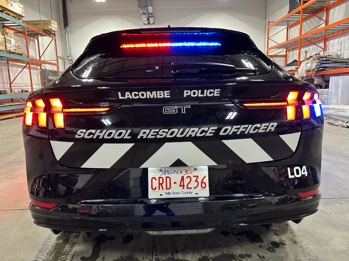 Lacombe County Peace Officer Mach-E