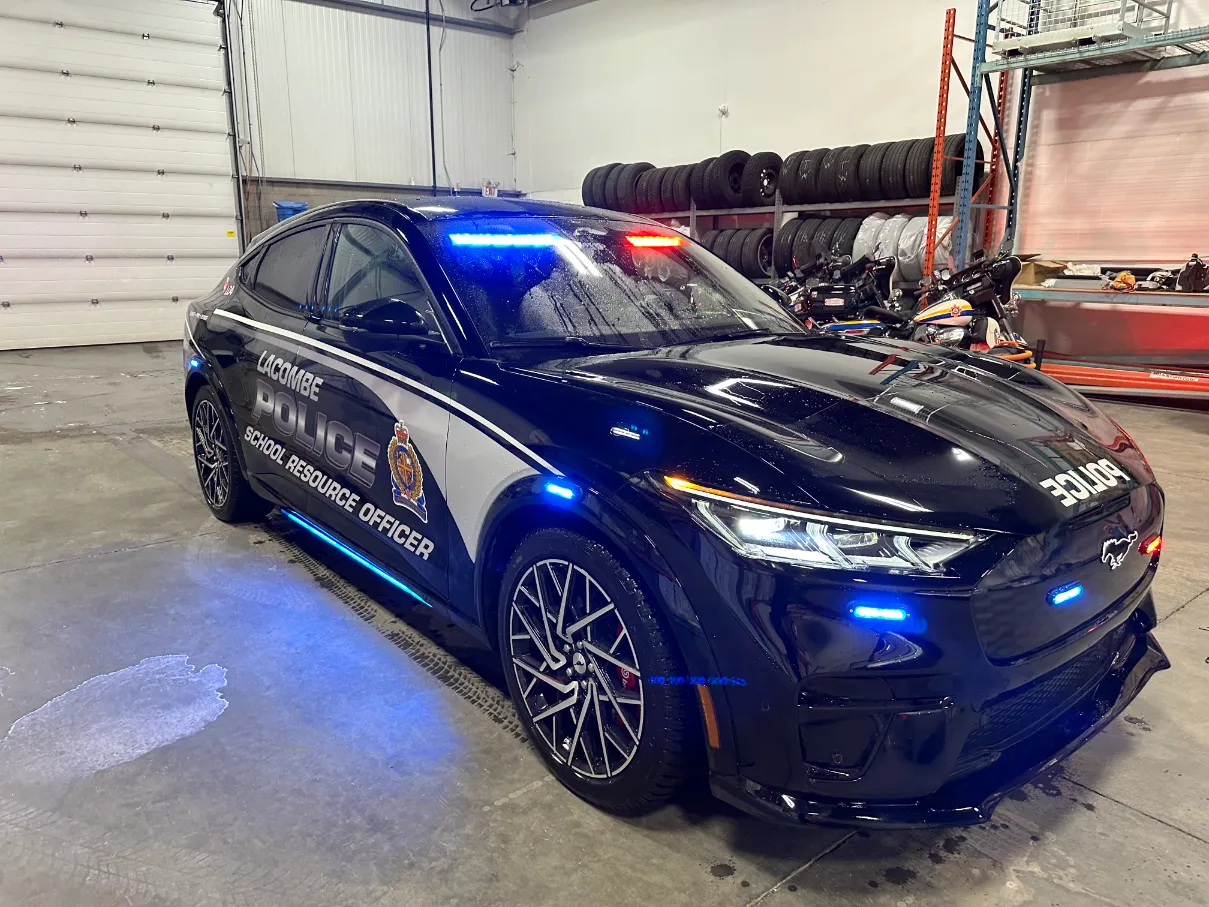 Lacombe County Peace Officer Mach-E