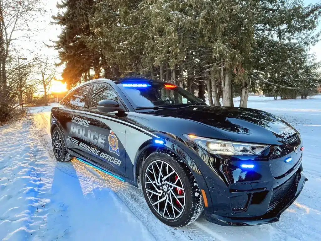 Lacombe County Peace Officer Mach-E